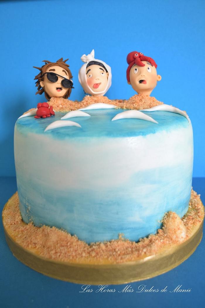  tarta playera - beach cake