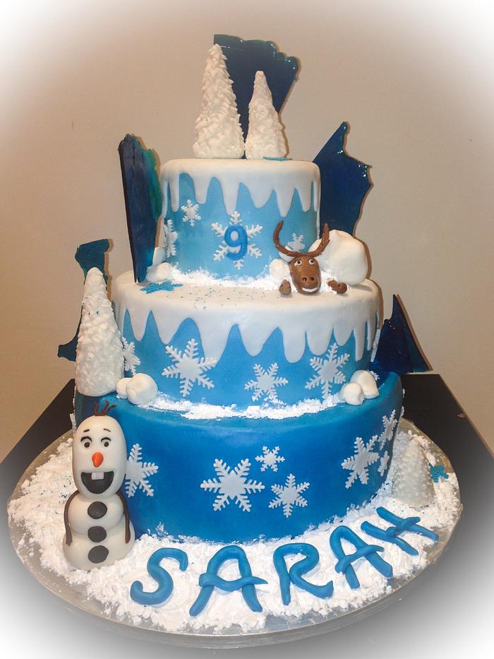 Disney Frozen Theme Cake