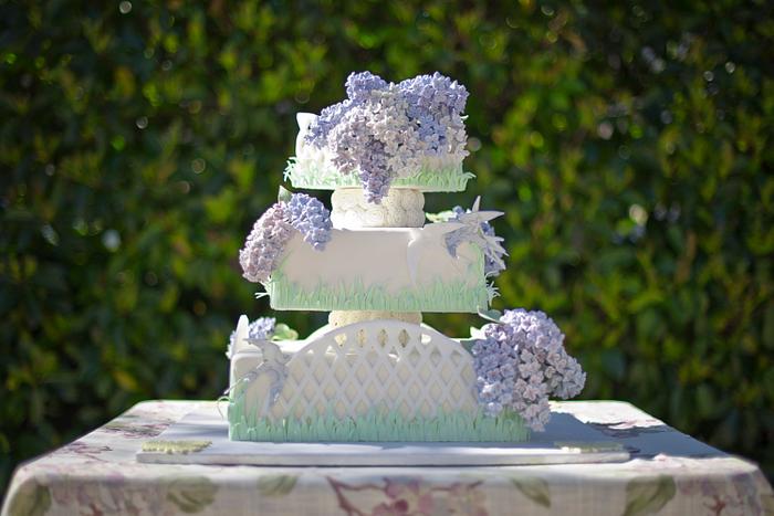 Spring Wedding Cake