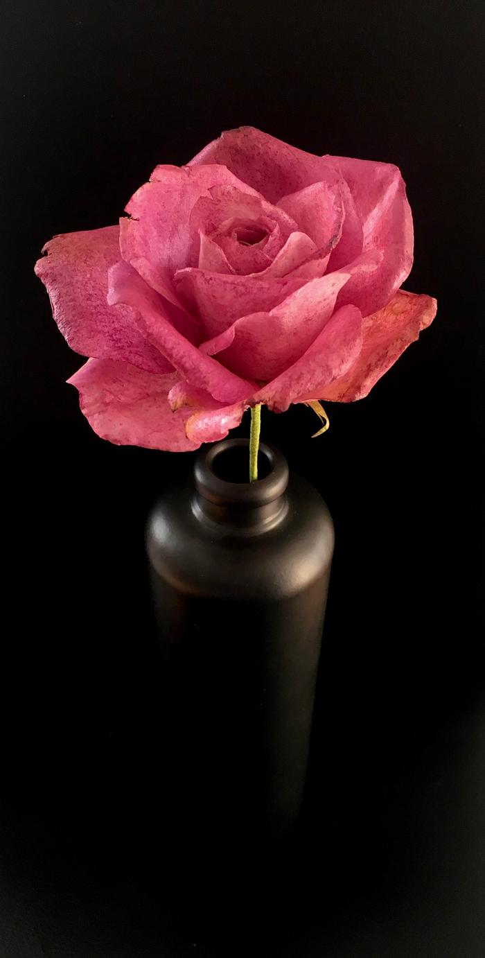wafer paper rose