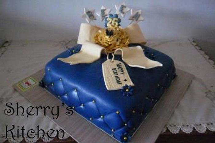 Dark Blue Cake