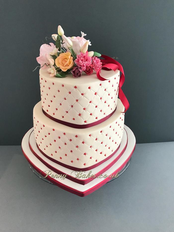Bouquet wedding cake!
