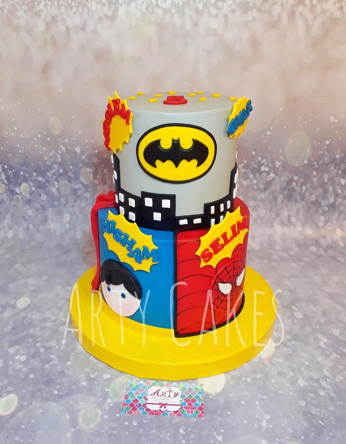Avengers cake - Decorated Cake by Arty cakes - CakesDecor