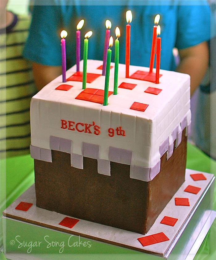 Minecraft Cake Cake