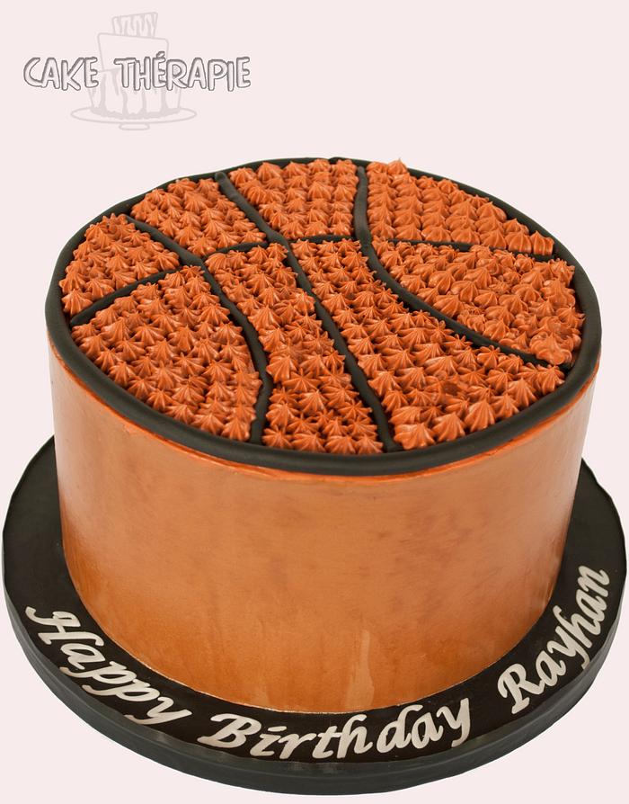 Basketball cake.