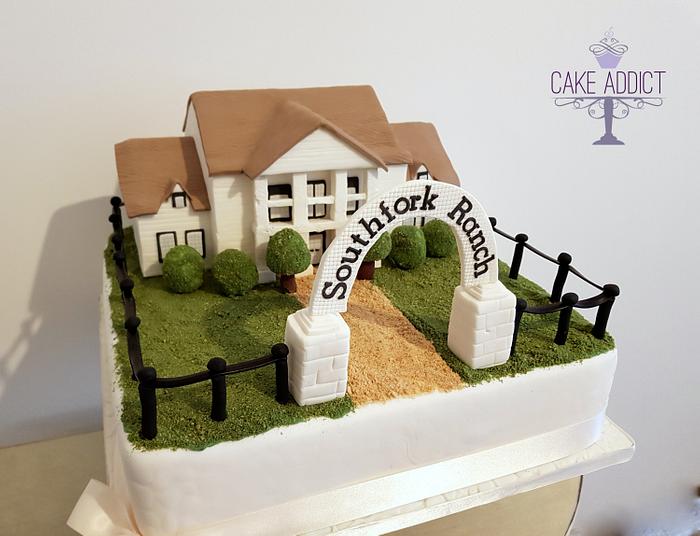 Southfork Ranch Wedding cake