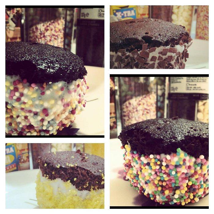 Edible Cupcake bases on Chocolate Cupcakes