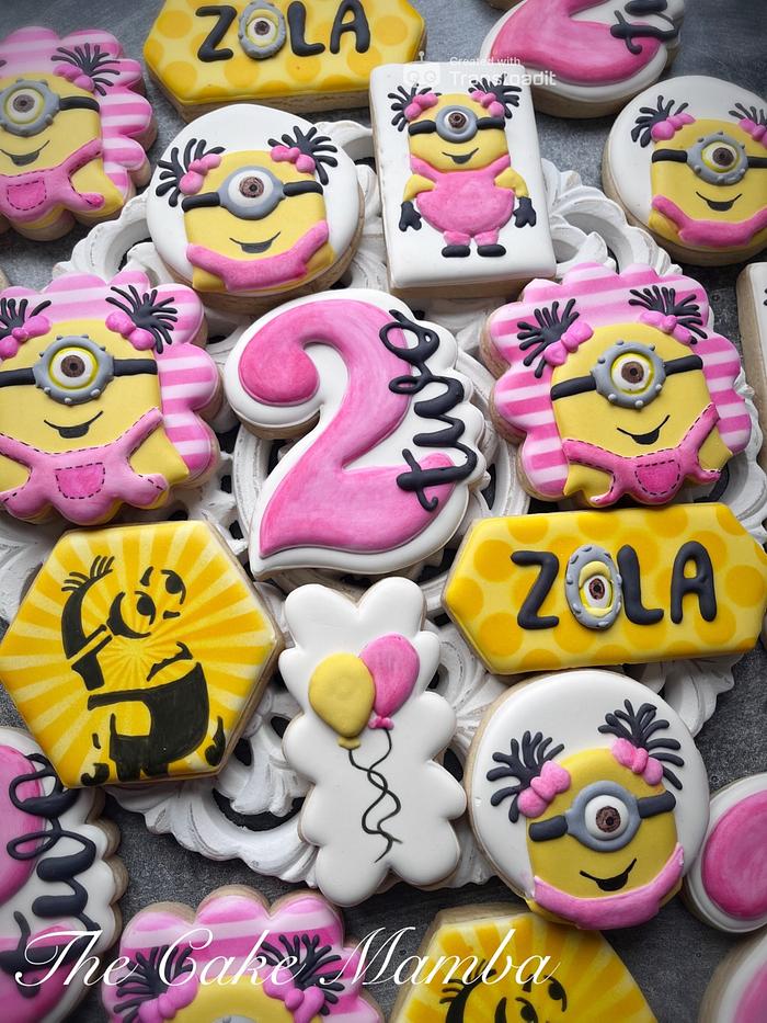 Minion cookies