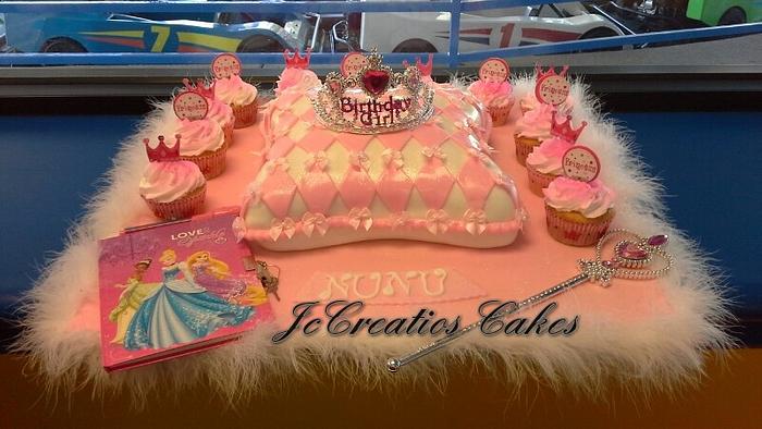 princess cake and cupcakes!!