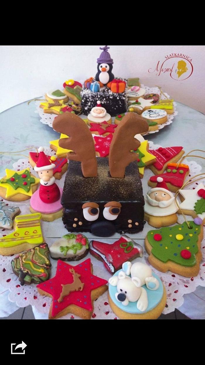 Christmas cake&cookies