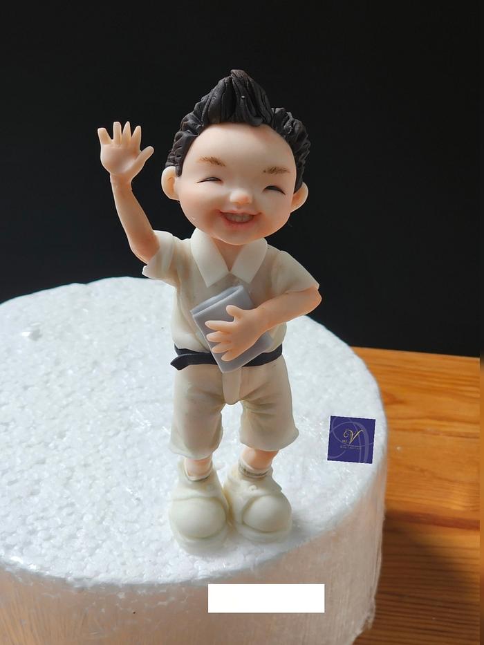 Fondant Figurine- School Boy