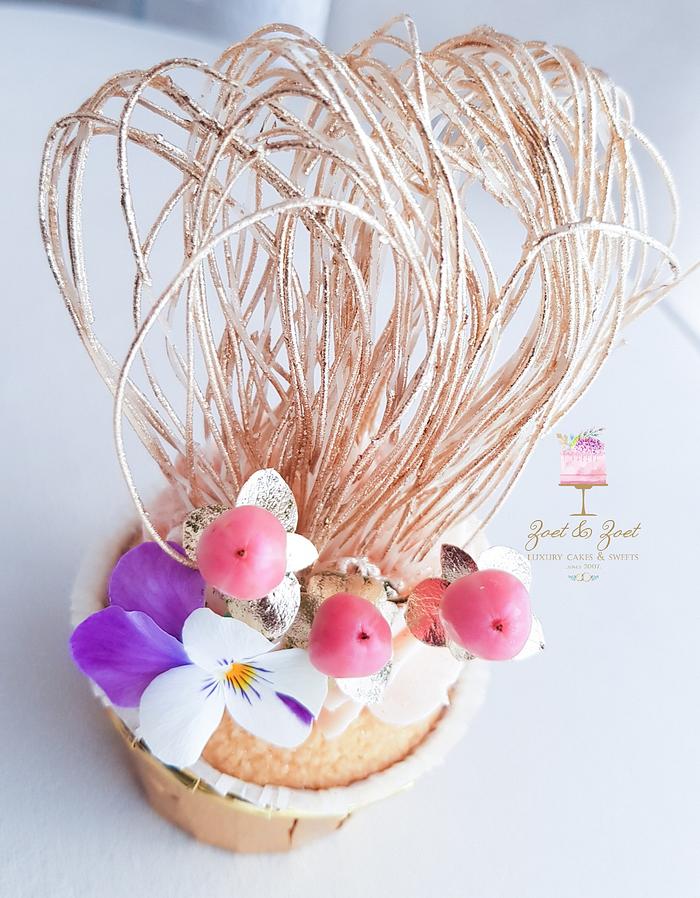 Floral luxury cupcake