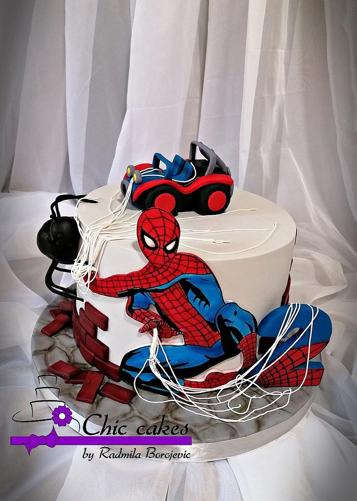 Spider-man cake....