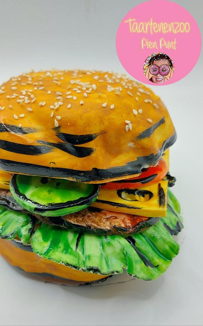 3d Hamburger cake