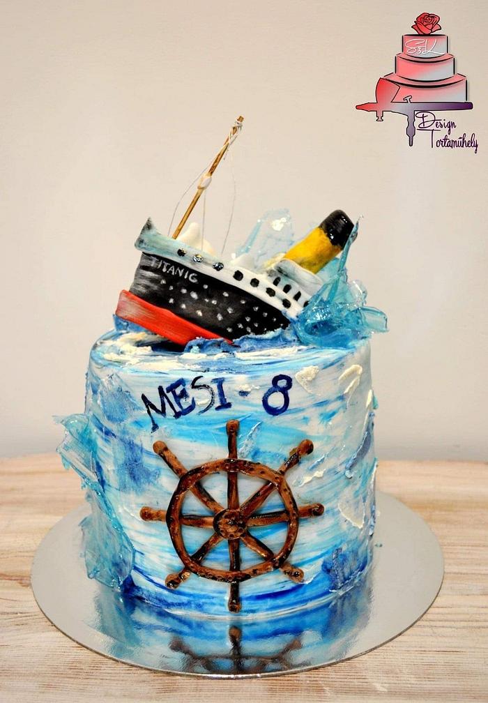 Titanic cake 