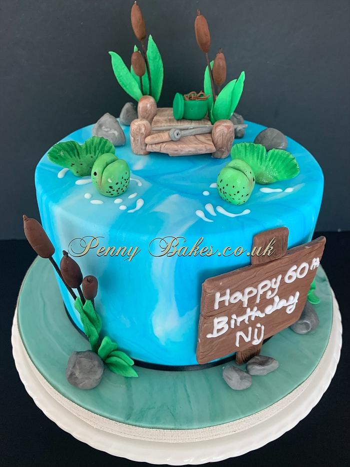 Gone Fishing! - Decorated Cake by Popsue - CakesDecor