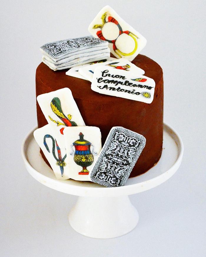 Briscola Card Game Cake 