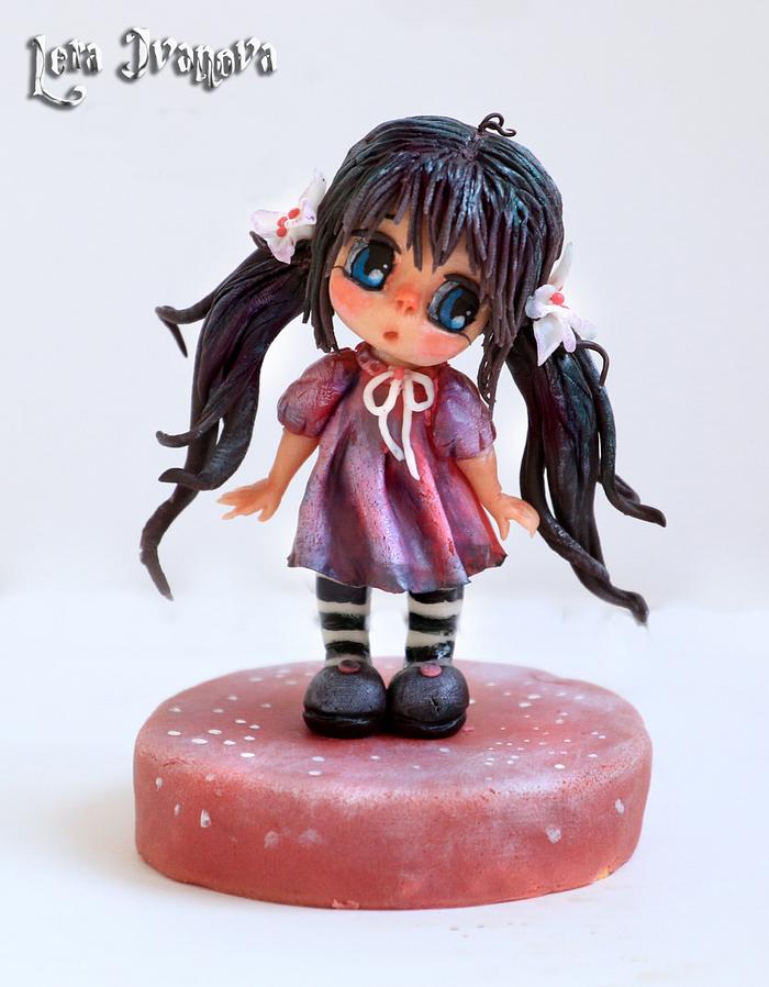  Sugar sculpture "Anime Chibi"