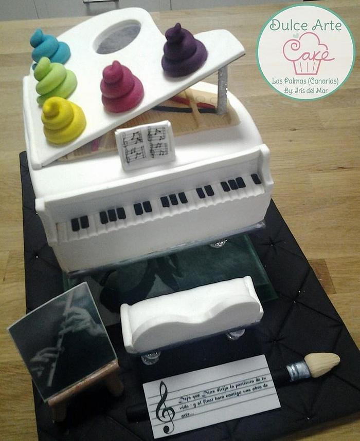 Music and bellas artes cake