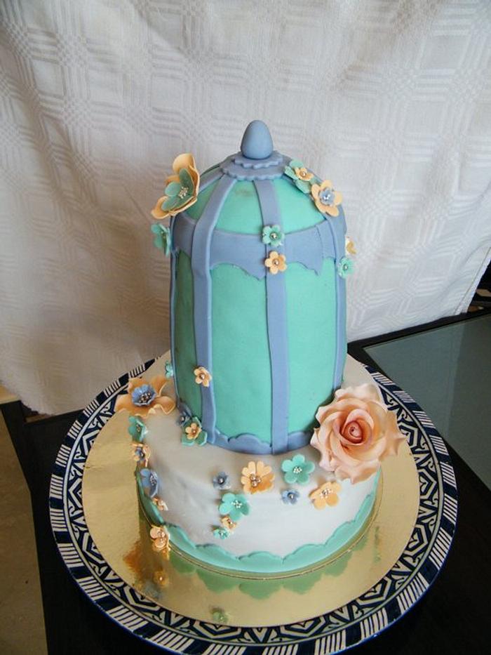 birdcage cake