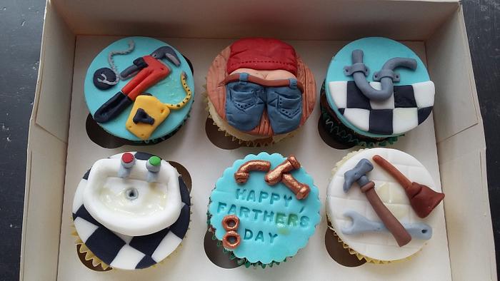 Cupcakes for a plumber 