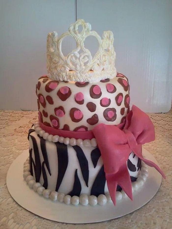 sassy princess cake