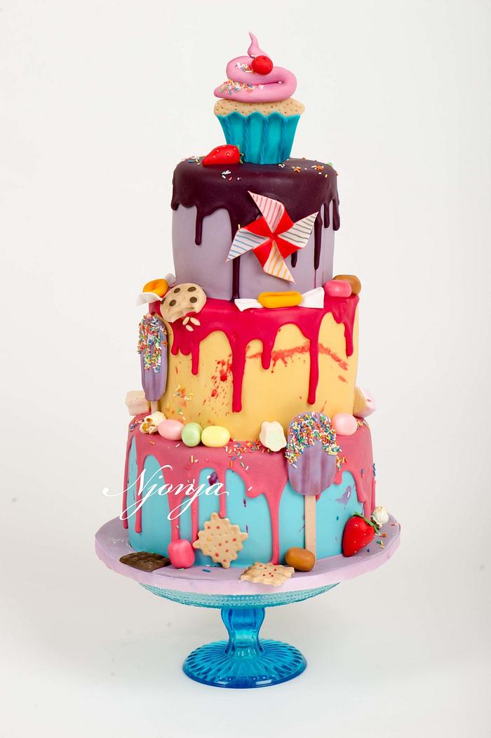 Candy sweets cake