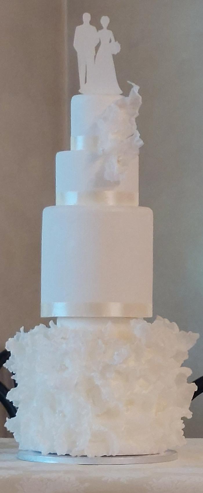 Wedding Flaymoon Cake by Annalisa Pensabene
