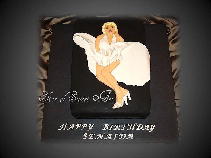 Marilyn Monroe Birthday Cake