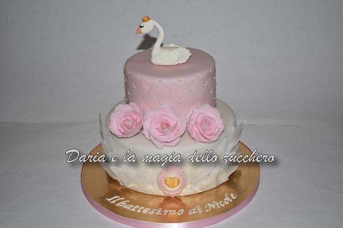 Swan cake