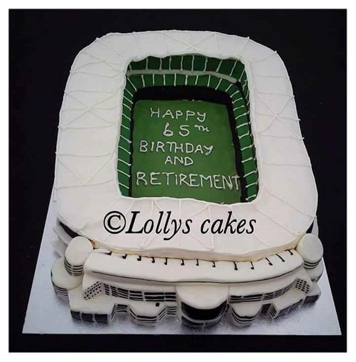 Twickenham stadium cake