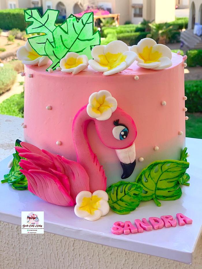 Flamingo cake 