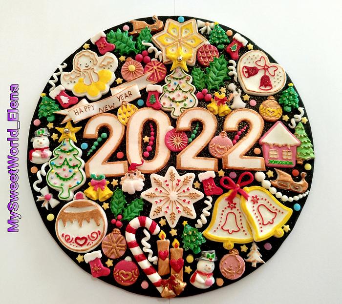 2022 doodle cake