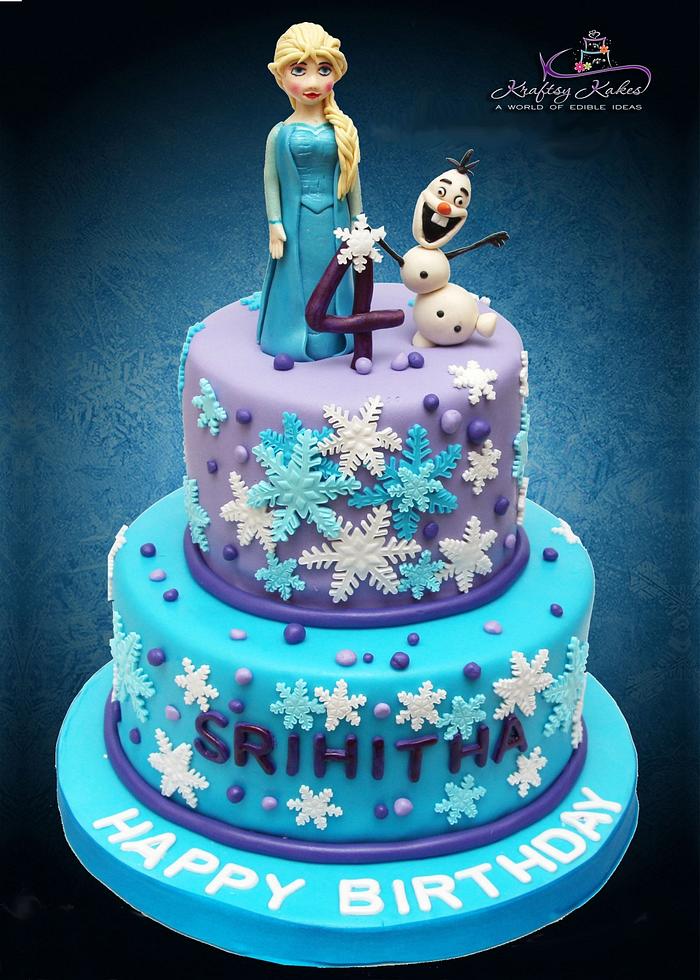 Frozen Themed Cake 