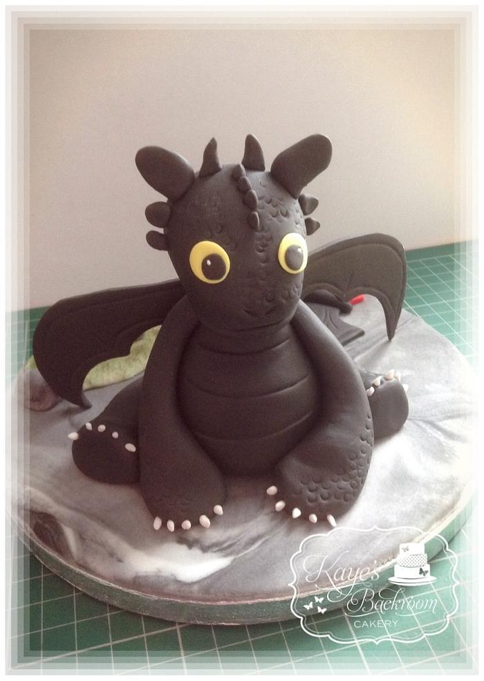 Toothless dragon topper