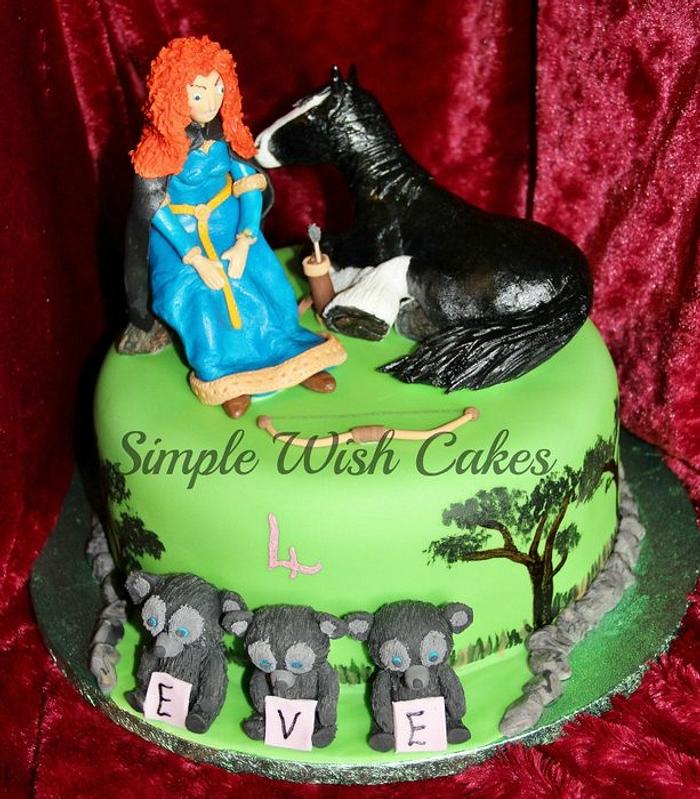 "Brave" birthday Cake