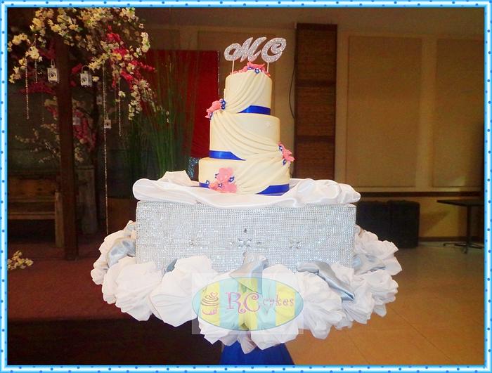Marvin and Cathy's Wedding Cake