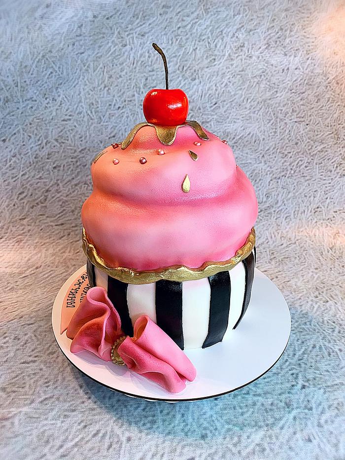 3D cupcake 