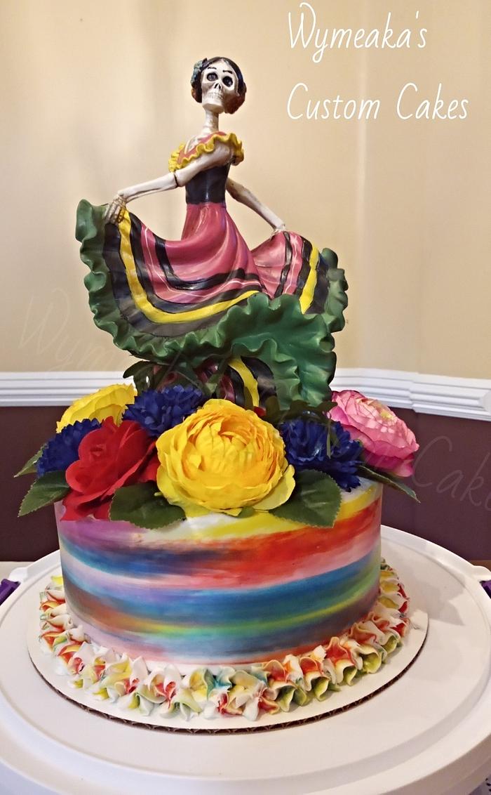 Day of The Dead Carnival cake