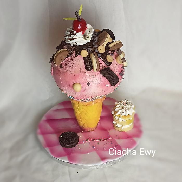 ice cream cake 3 d