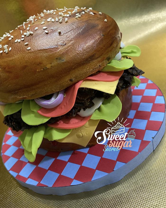 The Big Burger Cake