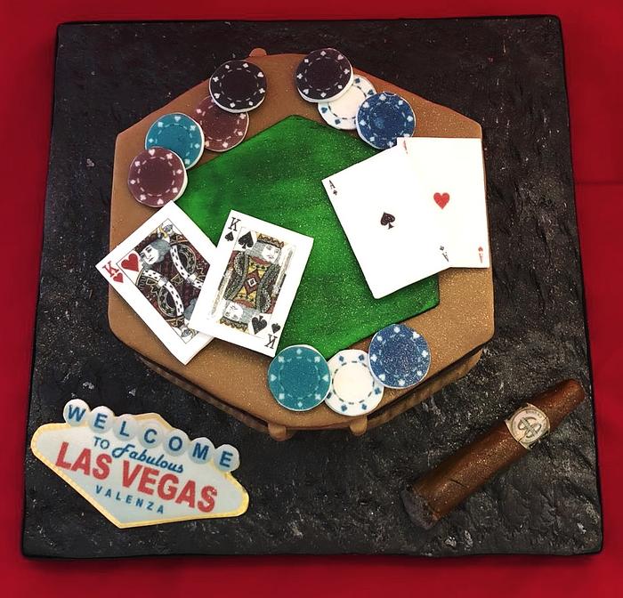 Las Vegas Poker Cake