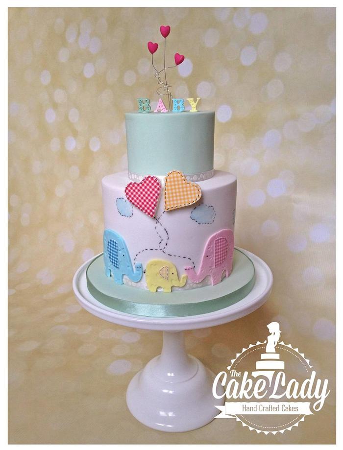 Baby Shower Cake - Decorated Cake by The Cake Lady - CakesDecor