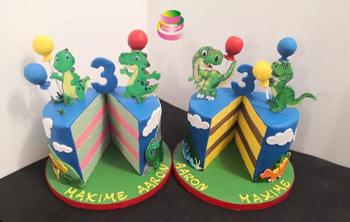Dinosaur cakes