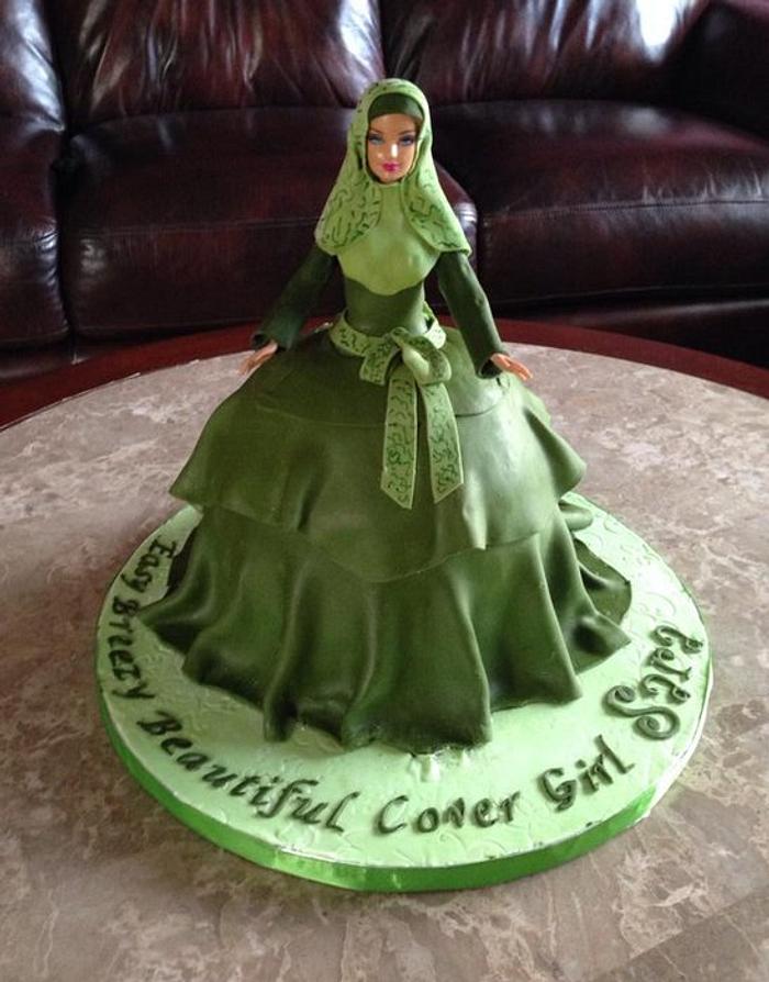 Hijab Barbie Cake
