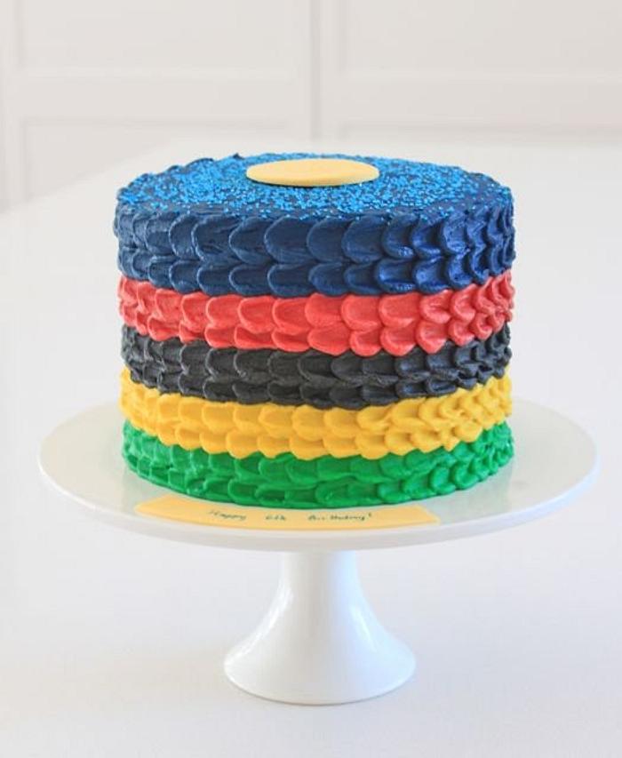 Fergus's Olympic Inspired Cake