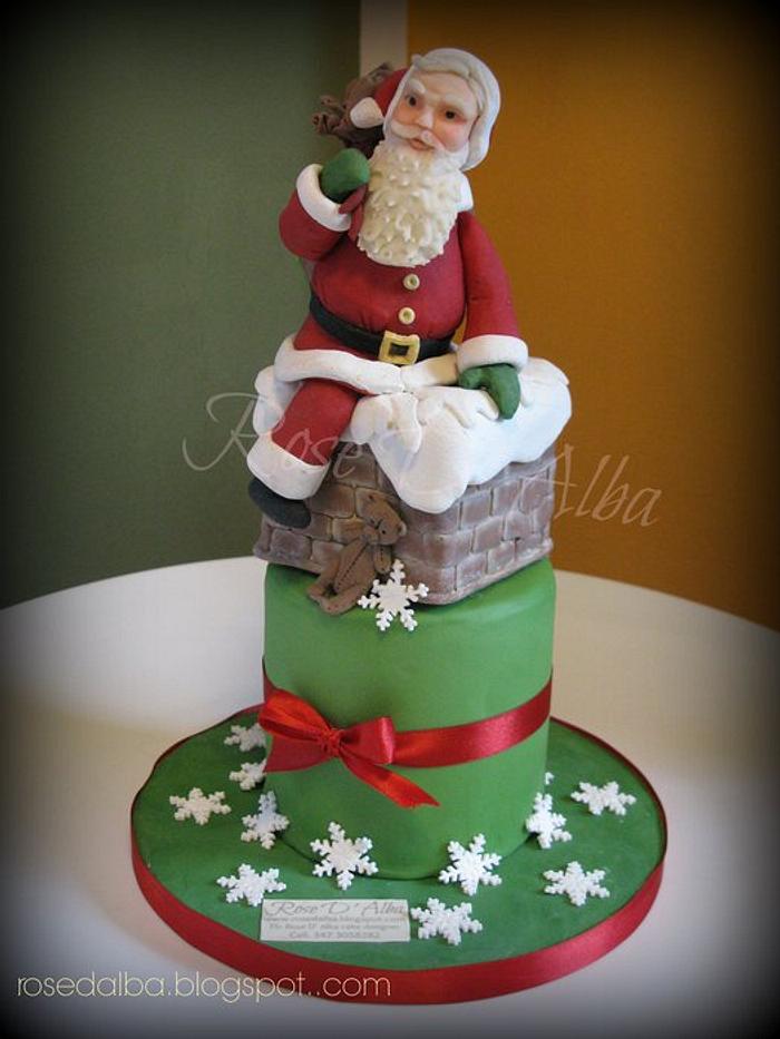 Santa Claus cake