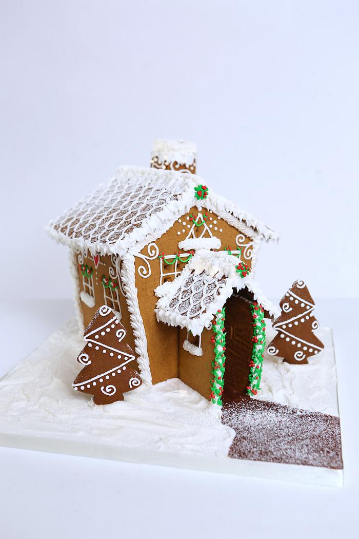 My first gingerbread house
