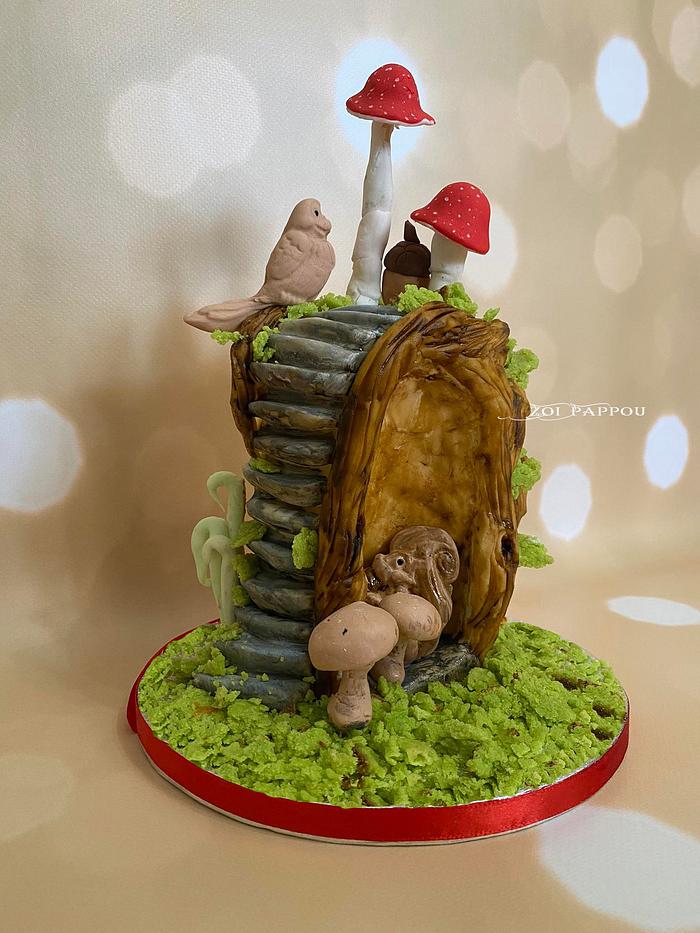 Forest Fairy Cake buttercream