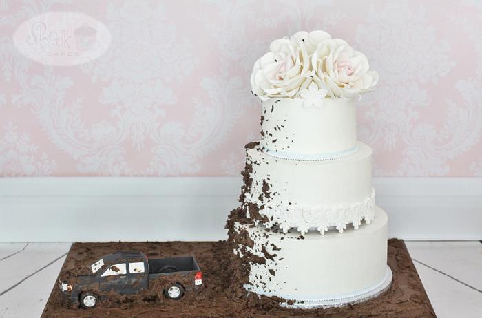Dirty, Muddy Wedding Cake!